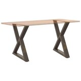  Noge jedilne mize 2 kosa naravno jeklo 70x(72-73,3) cm jeklo | Shoptok.si