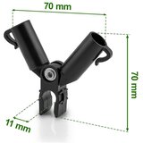 Plonos 11mm A-tip konektori za biljke rajčice PL-941 crni 4 kom | shoptok.hr