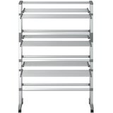  Stalak za sušenje rublja s kotačima 89x64x129 cm aluminijski | Eponuda.ba