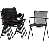 Acamp Vrtni Stol Alpha Rope, 6-Delni Set, Antracit | Shoptok.si