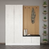 Woody Fashion noah - 8307 white hall stand Cene