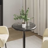 Stolna ploča crna Ø 40 x 2,5 cm mramorna | Eponuda.com