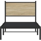  Metalni okvir kreveta bez madraca boja hrasta sonome 90x190 cm | Eponuda.com