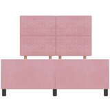 vidaXL Postelja Roza 160x200 cm Žamet, (22049867) | Shoptok.si