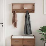 vidaXL Zidna vješalica za kapute SANDNES 87x12x35 cm puno drvo bor | shoptok.hr