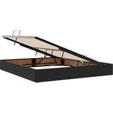  Otomanski krevet s pohranom Crna 160 x 200 cm Baršun | shoptok.hr