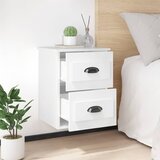  Zidni noćni ormarić bijeli visokog sjaja 41,5x36x53 cm | Eponuda.com