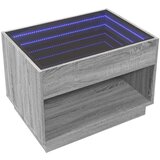  Stolić s beskonačnim LED svjetlima boja hrasta 70x50x50 cm | shoptok.hr