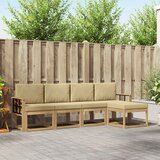  Set vanjskih sofa 5 kom. Bijela i bež | shoptok.hr