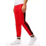 DStreet Spodnie męskie dresowe czerwone | shoptok.hr