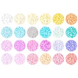  Set pastelnih perli za narukvice prijateljstva, 24 boje | shoptok.hr