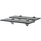  Zidne police 2 kom staklene 30 x 20 cm 8 mm | shoptok.hr