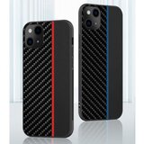 Nillkin silikonski ovitek za iphone 13 pro max - carbon črn z rdečo črto | Shoptok.si