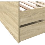  Dnevni krevet s ladicama bez madraca boja hrasta 75x190 cm | shoptok.hr
