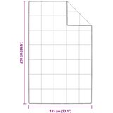  Poplun Bijelo 135 x 220 cm Perje | shoptok.hr