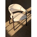 Unique Furniture Krem blagovaonske stolice u setu s naslonima za ruke 2 kom od punog hrasta Elk – | shoptok.hr