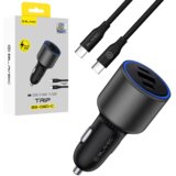 BLAVEC Auto punjač USB + 2xType C - QC 3.0 + PD (95W) s Type C na Type C kabelom Cijene