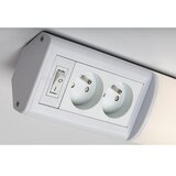 Rabalux LED Lampa Bath2E sa 2 utičnice, 15W, 4000K, 70cm, Bela | Eponuda.com