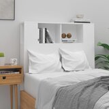 vidaXL Uzglavlje s ormarićem bijelo 100 x 18,5 x 104,5 cm | shoptok.hr