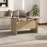 Furnova Klubska mizica sonoma hrast 80x50x42,5 cm konstruiran les, (21915365) Cene