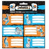Ars Una Etikete za zvezke pakirane po 3 x 6 kosov : Wheelz | Shoptok.si
