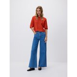 Reserved Wide leg traperice - plava | shoptok.hr