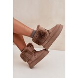 Big Star Ladies Snow Boots On Platform With Fur And Lacing | Shoptok.si