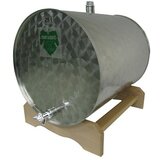  Vinska bačva INOX (25 l, Sadrži drveno postolje, čep s ¾" otvorom i plastičnu slavinu s ½" navojem) | shoptok.hr