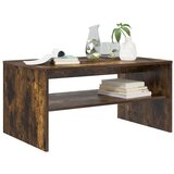  Klubska miza Dimljeni oreh 80 x 50 x 40 cm Konstruiran les, (5000120254) | Shoptok.si