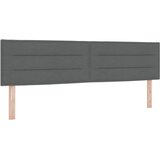  Boxspring krevet s madracem Tamnosiva 180 x 200 cm Tkanina Slike