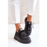 Maciejka Leather Sports Shoes On Platform | shoptok.hr