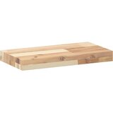  Plutajuće police 3 kom 60x20x4 cm Neobrađeno puno drvo akacije | Shoptok.si