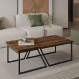 Hanah home Verona P0024623 - Rustic Walnut Rustic Walnut Coffee Table Set | ePonuda.com