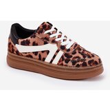 Boto Womens Platform Sneakers Leopard Brown Totter | shoptok.hr