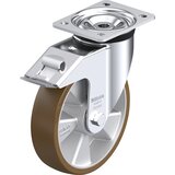 Blickle Vrtljivo kolo iz jeklene pločevine LK-ALB-FI, kolo s Ø 200 mm, nosilnost 600 kg, mere ploščice 140 x 110 mm | Shoptok.si