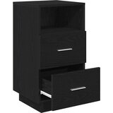 vidaXL Noćni ormarići 2 kom s 2 ladice crni 36x36x68 cm | shoptok.hr