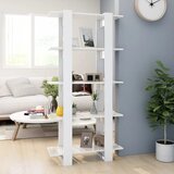 vidaXL Ormarić za knjige / sobna pregrada sjajni bijeli 80x30x160 cm Cijene