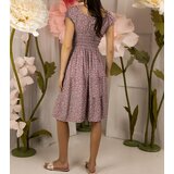 Gemre Pink midi floral dress Sauro | Shoptok.si