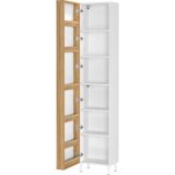 Germania Bela visoka/ozka kopalniška omarica 39x195 cm Topeka – | Shoptok.si