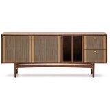 Kave Home Smeđa niska komoda u dekoru oraha 180x73 cm Elan – | shoptok.hr