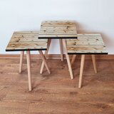 Hanah home 3Shp347 - beige beige nesting table (3 pieces) | ePonuda.com