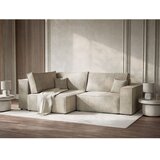 Maison de Rêve Bež sklopiva/s prostorom za odlaganje kutna garnitura od šenila (s lijevim kutom/u obliku slova L) Tonga – | shoptok.hr
