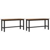 vidaXL Jedilna klop 2 pcs Star les 100 x 32,5 x 48,5 cm, (5000160679) Cene