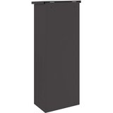  Sandučić za pakete s pohranom Crna 44,5 x 29 x 110,5 cm Čelik | shoptok.hr