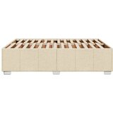  Okvir za krevet bez madraca krem 160x200 cm od tkanine | shoptok.hr