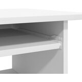  Radni stol bijeli 80 x 45 x 74 cm od konstruiranog drva | shoptok.hr