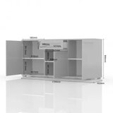 Jela Jagodina Komoda Piano K180-3K2F/PN-bijelo | Eponuda.ba