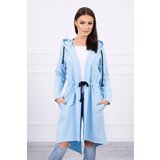 Kesi Coat with a longer azure back Cene