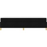  Krevetna konstrukcija Crna 90 x 200 cm tkanina | shoptok.hr