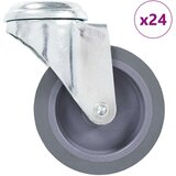 vidaXL Gibljiva kolesa z luknjo za sornik 24 kosov 75 mm, (22048719) Cene
